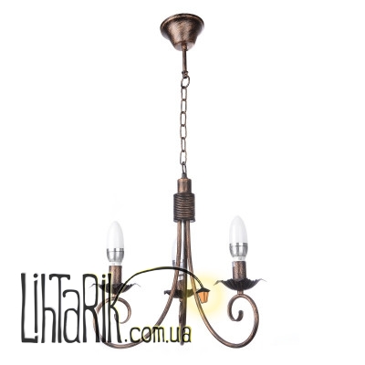 BKL-069S/3 plomyk Люстра свеча (Brille 180478)