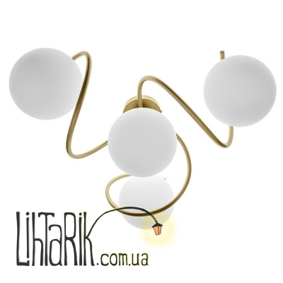 BR-01 460C/4 E27 G люстра (Brille 23-058)