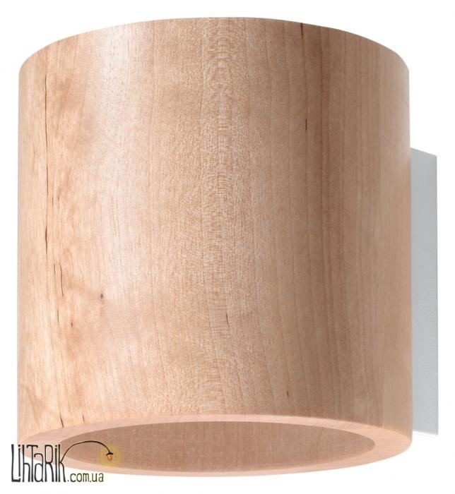 SOLLUX LIGHTING Светильник настенный ORBIS Naturalne Drewno SL.0490