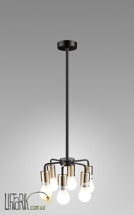Auhilon Светильник подвесной INGA 6p BL (LS-PE1243-CZARNA)