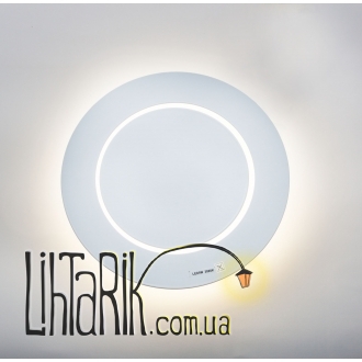 Auhilon Светильник настенный MOONLIGHT LED 9W okrgy biay (W8366-9W)