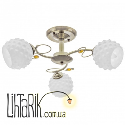 LK-576S/3 E27 AB люстра (Brille 23-169)