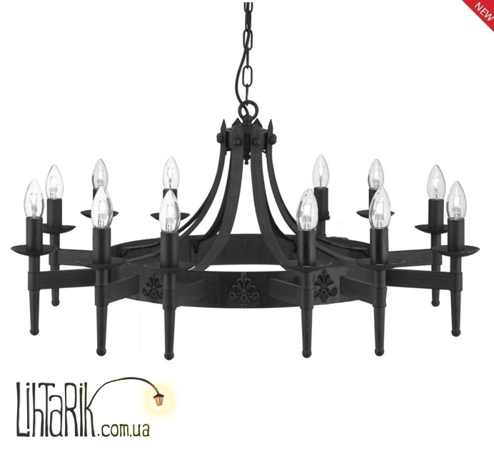 Люстра Searchlight Cartwheel 24212-12BK