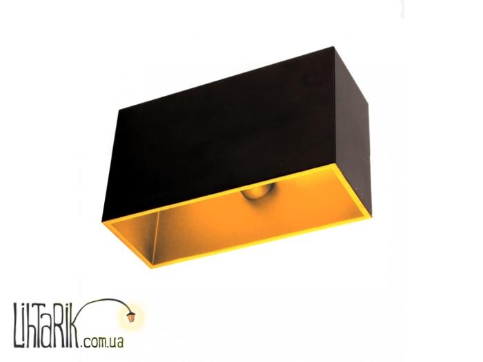 Auhilon Светильник настенный IDEA 1pl Czarny Zoty (W-0100 BG)