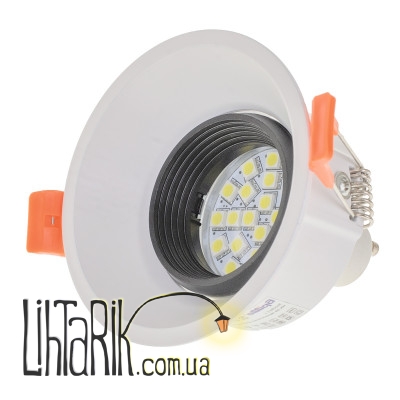 HDL-DS 162 MR16 WH/BK светильник точечный (Brille 36-233)