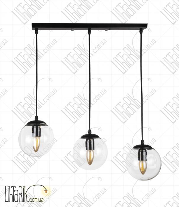 Levistella подвесной светильник 756PR150F-3 BK CL (500) (756PR150F-3 BK+CL (500))