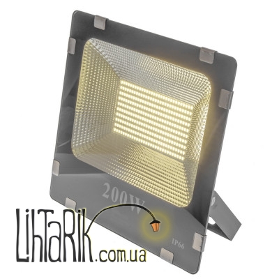 HL-27/200W SMD NW IP65 Прожектор led черный SMD 5730 (Brille 32-534)