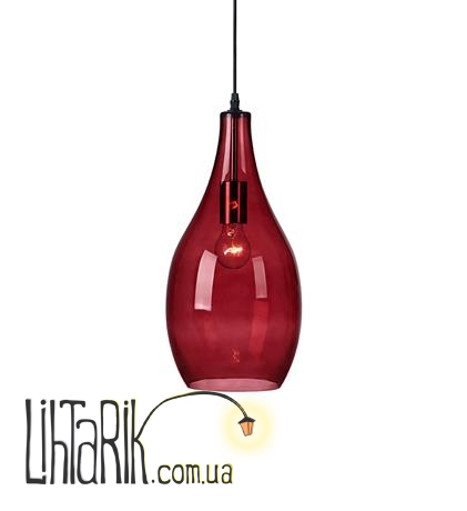 Подвесной светильник Markslojd CHER Pendant 1L Black/Red (106787)