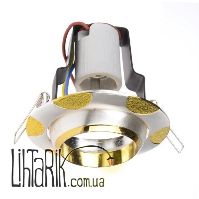 RO-50B SCHR/G светильник точечный поворотный (Brille 161246)