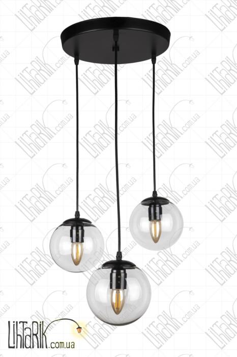 Levistella подвесной светильник 756PR150F-3 BK CL (300) (756PR150F-3 BK+CL (300))
