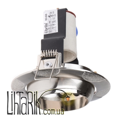 RO-50B SN/S светильник точечный поворотный (Brille 161243)