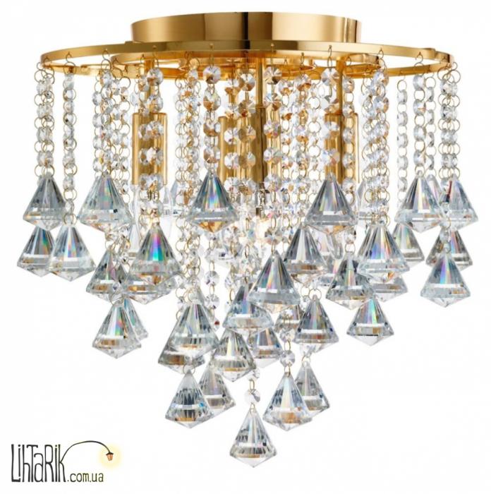 Люстра припотолочная Searchlight Dorchester 3494-4GO