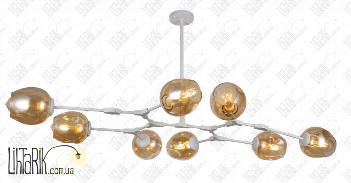 Levistella потолочная подвесная люстра 752L7731-8 WH BR (752L7731-8 WH+BR)