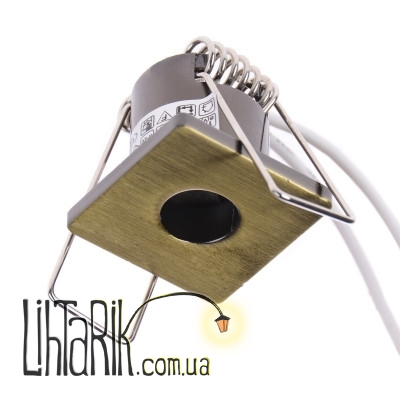 HDL-DJ 13 AB светильник точечный маленький (Brille 163742)