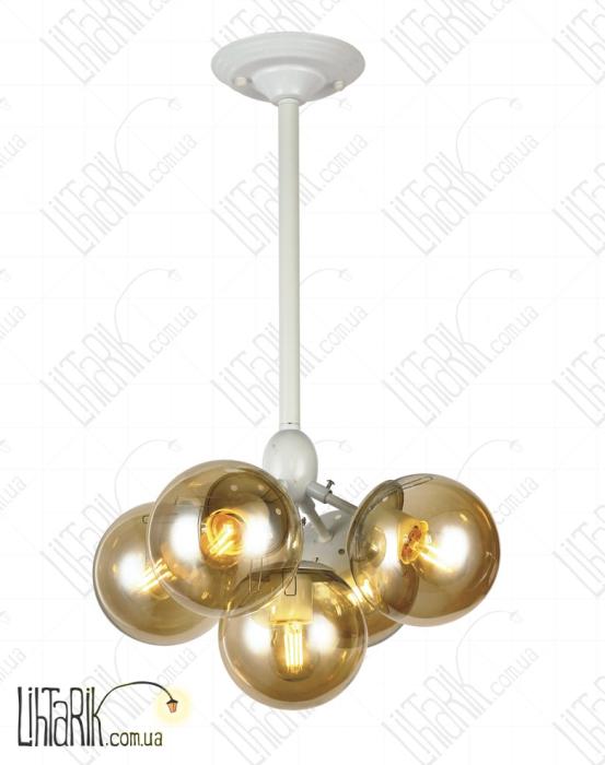 Levistella Потолочная люстра 756PL385-5 WH BR (756PL385-5 WH+BR)