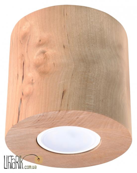 SOLLUX LIGHTING Светильник припотолочный ORBIS Naturalne Drewno SL.0492