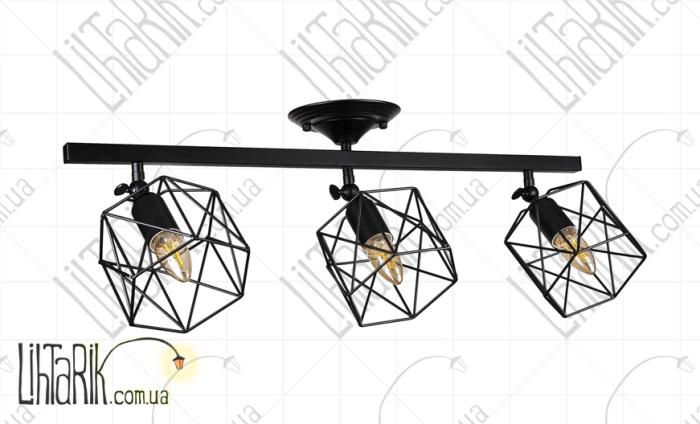 Levistella прпотолочный светильник 756XPR101F-3 BK