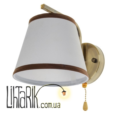 LK-641W/1 E27 AB бра (29-079)