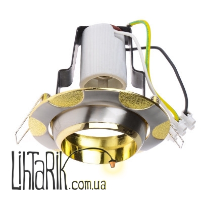 RO-50B SN/G светильник точечный поворотный (Brille 161245)