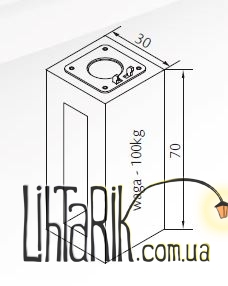Фундамент для мачты Norlys 7664