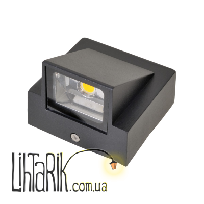 AL-224/1х3W WW COB LED IP65 BK подсветка (Brille 34-327)