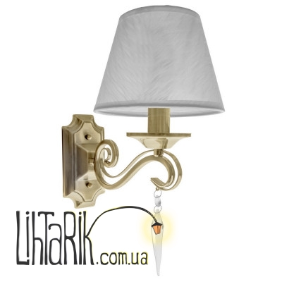 BCL-676W/1 E14 AB бра (Brille 26-996)