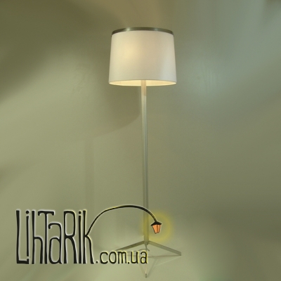 Торшер Pride 678F white