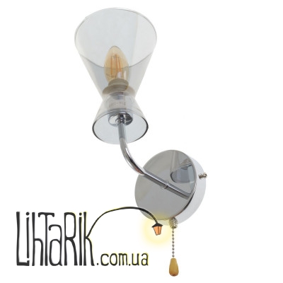 LK-670W/1 E14 CH бра (Brille 29-140)