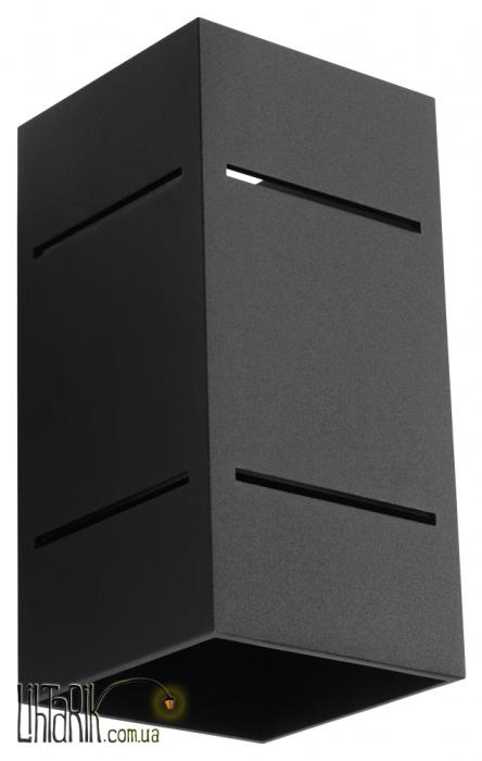 SOLLUX LIGHTING Светильник настенный BLOCCO Czarny SL.0478