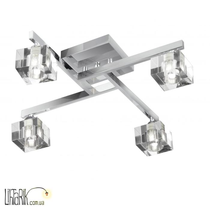 Люстра припотолочная Searchlight Sculptured Ice 1014-4CC