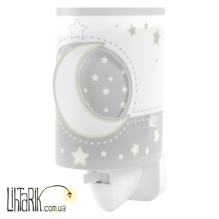Светильник детский (ночник) Dalber Moon Grey 63235LE