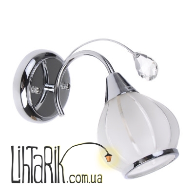 LK-239W/1 E14 CH бра (Brille L53-068)