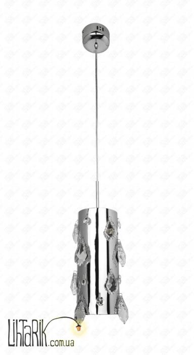 Хромированный подвес с хрустальными каплями 7778063-1D CH
