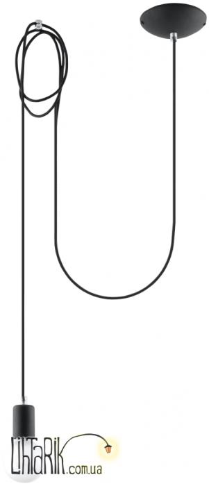 SOLLUX LIGHTING Светильник подвесной EDISON 1 LONG Czarny SL.0369