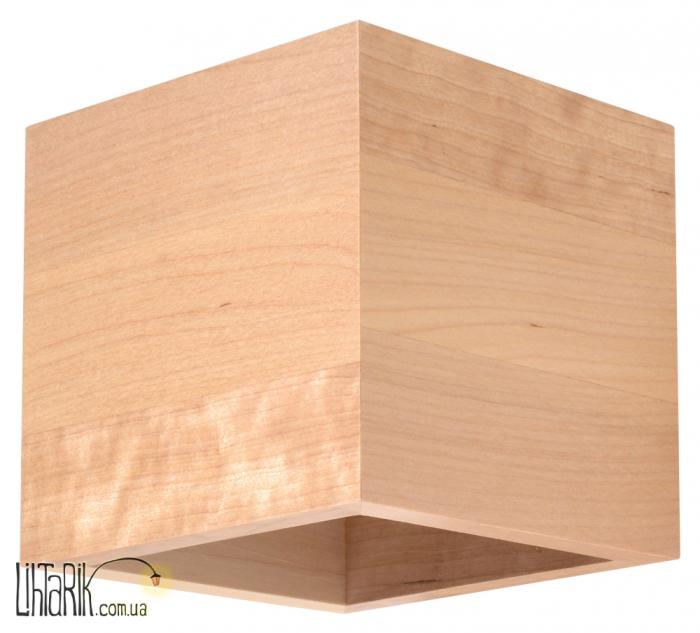 SOLLUX LIGHTING Светильник настенный QUAD Naturalne Drewno SL.0491