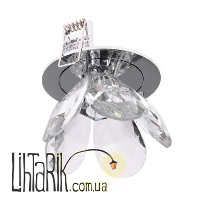 HDL-G40 CHR/TRANSPARENT светильник точечный декоративный (Brille 162219)