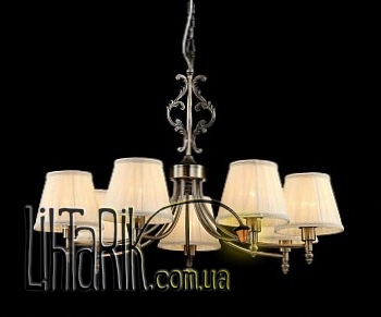 Классическая люстра Bulgarini VD50892-7 AB/Beige