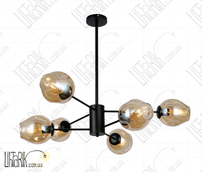 Levistella потолочна люстра 7526035-6 BK BR