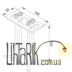 Монтажная база для бетона Norlys - 1907N