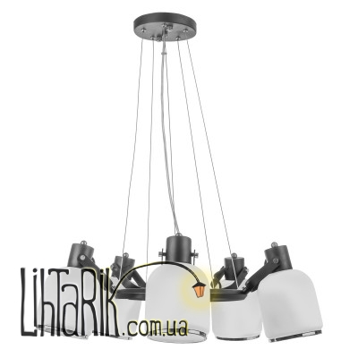 LK-563S/5 E27 BK люстра (Brille 23-115)