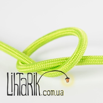 Levistella Провод в тканевой оплетке салатовый