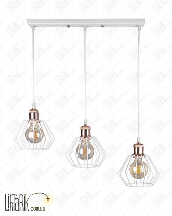Levistella подвесной светильник 756PR108F-3 WH RG (500) (756PR108F-3 WH+RG (500))