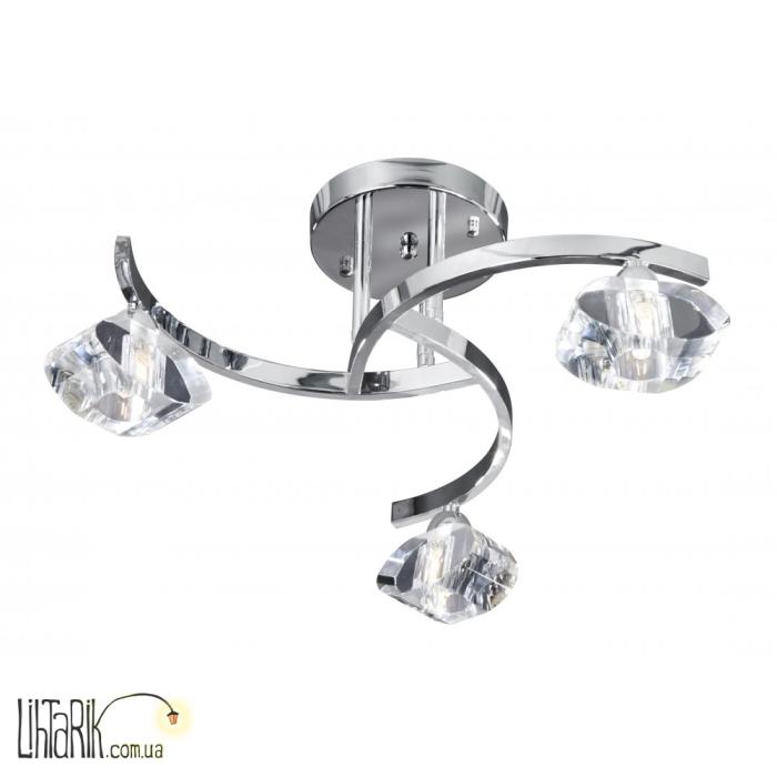 Люстра припотолочная Searchlight Sculptured Ice 8083-3CC