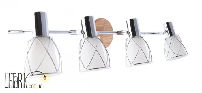 Auhilon Светильник настенный SPOT RUSTIC 4p Chr (16163-4)