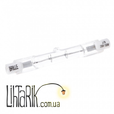J 150W 78мм Br лампа галогенная (Brille 126040)