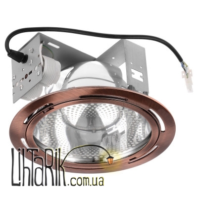 DL-01 AB/2x26W Потолочный встроенный светильник (Brille 166012)