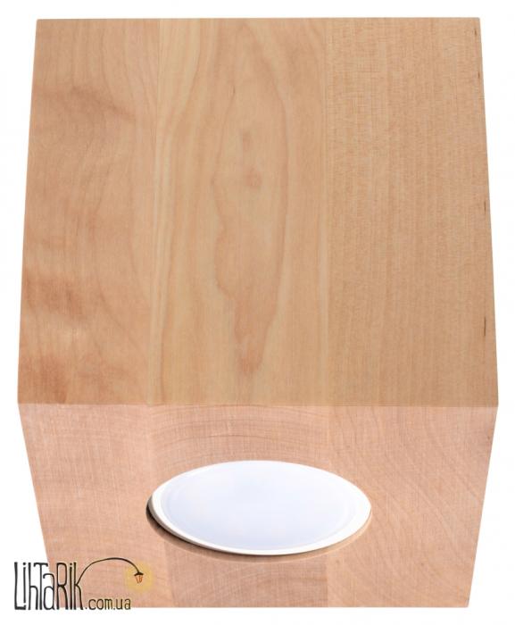 SOLLUX LIGHTING Светильник припотолочный QUAD Naturalne Drewno SL.0493
