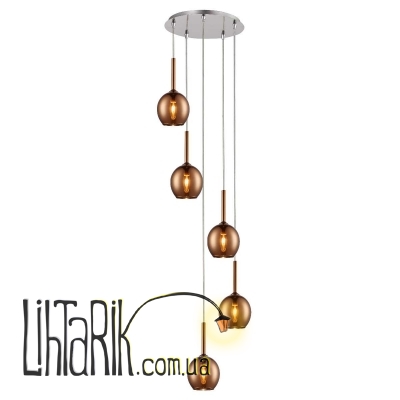 Люстра Zuma Line MONIC MD1629-5B Copper