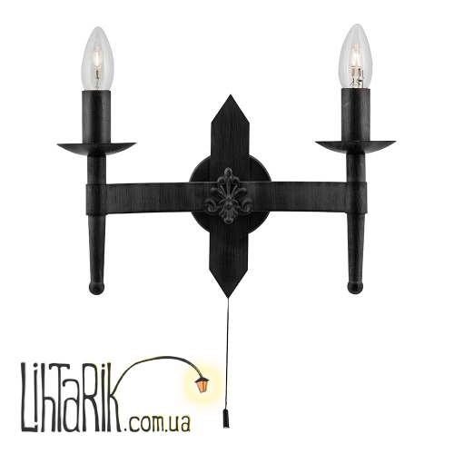 Бра Searchlight Cartwheel 2422-2BK