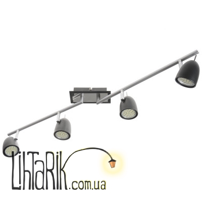 HTL-170/4 GU10 DGY светильник спот (Brille 26-392)